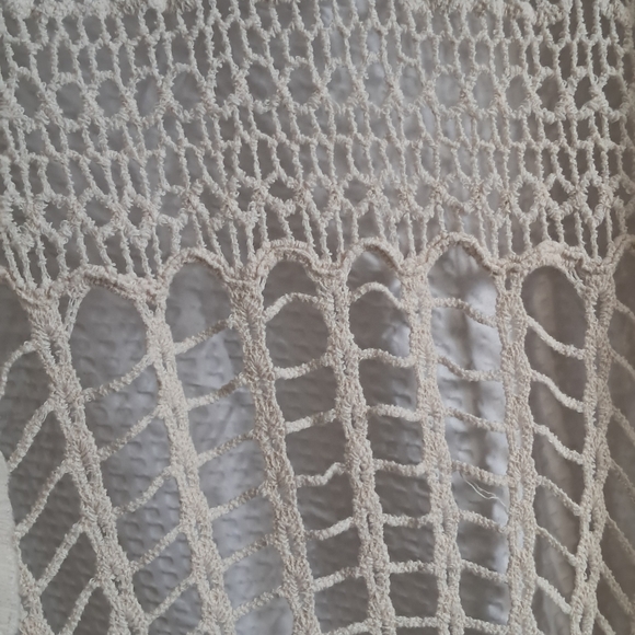 Cream Crochet Cardigan Duster - Picture 5 of 6